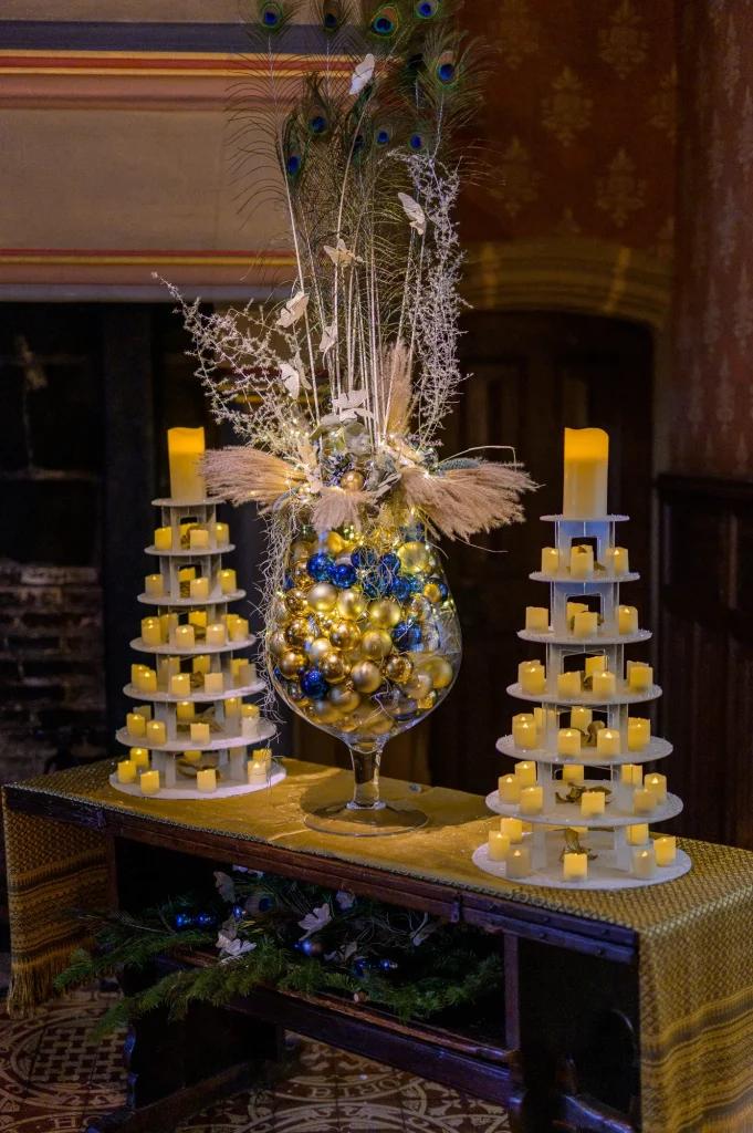 Décorations de Noël au château de Langeais