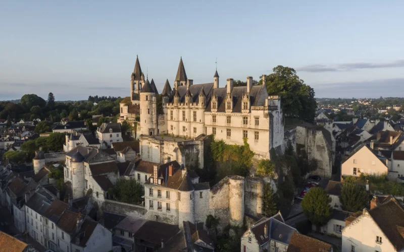 Vue sur la cité royale de Loches