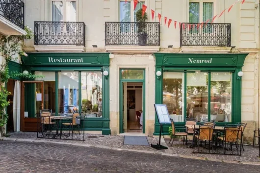 Façade du restaurant Le Nemrod à Chinon