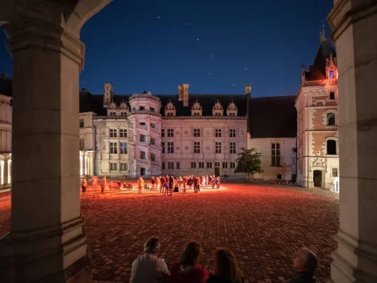 La cour du Chateau royal de Blois